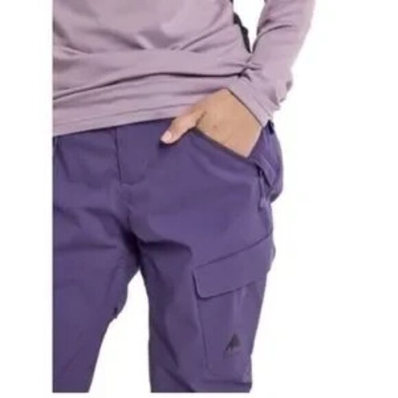 Burton Women’s S XXL GTX Gloria Snow Pant Purple Violet Halo Ski Snowboard - Picture 3 of 9